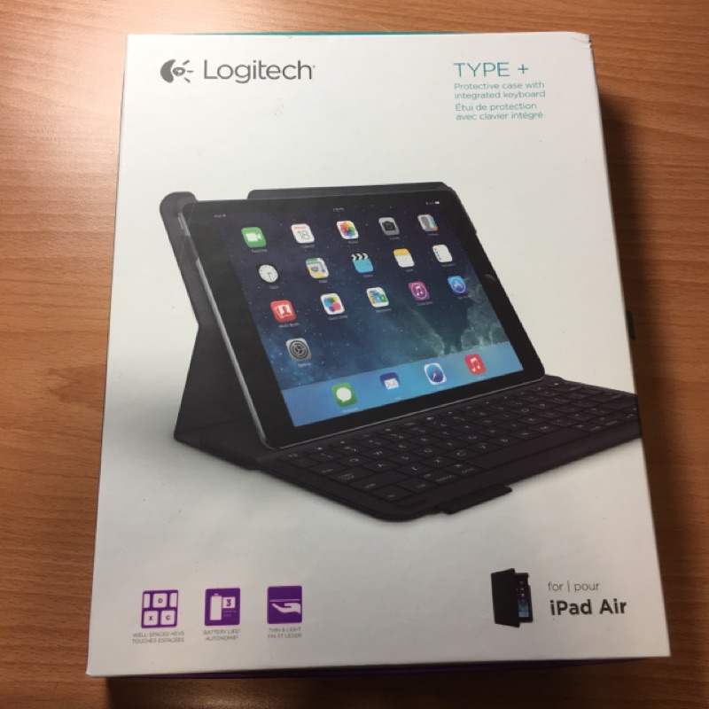 羅技藍芽鍵盤TYPE+for iPad air