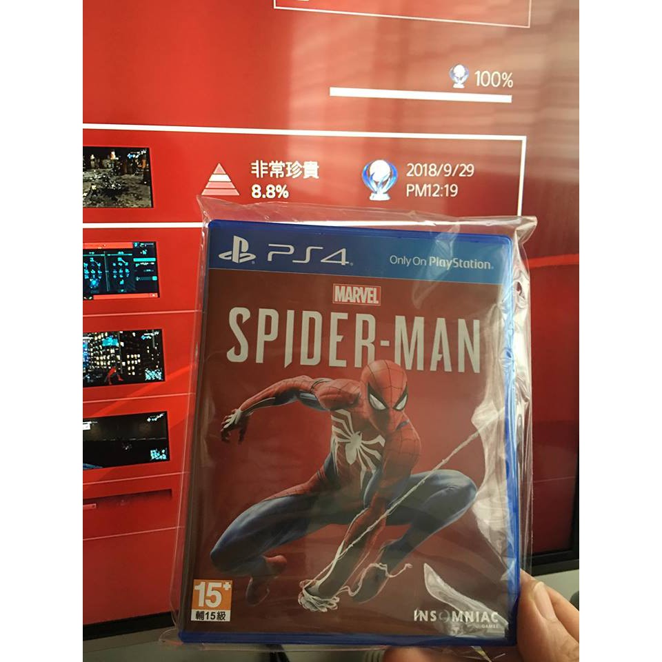 PS4 MARVEL 蜘蛛人