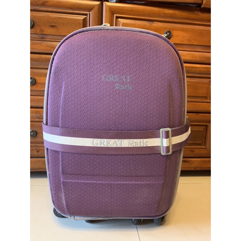 Great matic21吋 復古紫色低價務實行李箱旅行箱