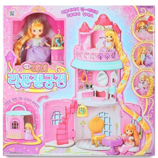 ❤️沛沛🐷媽咪嬰幼兒玩具城堡❤️ ✨預購無現貨 正版公司貨 韓國 迷你MIMI 長髮公主城堡 中文版 伯寶行代理