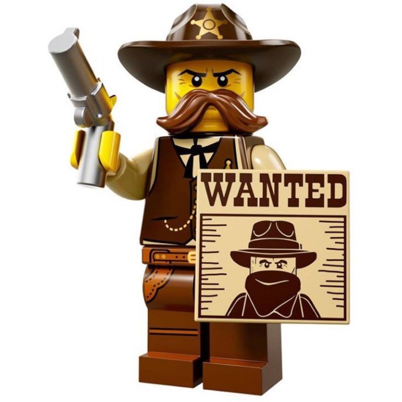 【台中翔智積木】LEGO 樂高 13代 71008 人偶 2號 警長 Sheriff 全新已拆確認