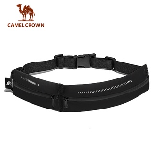 CAMEL CROWN駱駝​ 運動腰包 男女跑步專用手機包 多功能輕薄隱形腰帶晨跑健身裝備