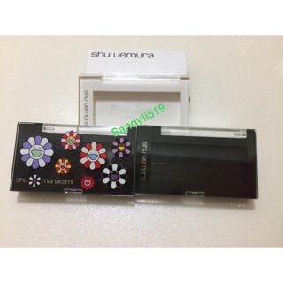 Shu uemura 植村秀 雙色蕊盒（黑/白）可當腮紅或眼影兩色盒使用 另售腮紅及腮紅刷 現貨