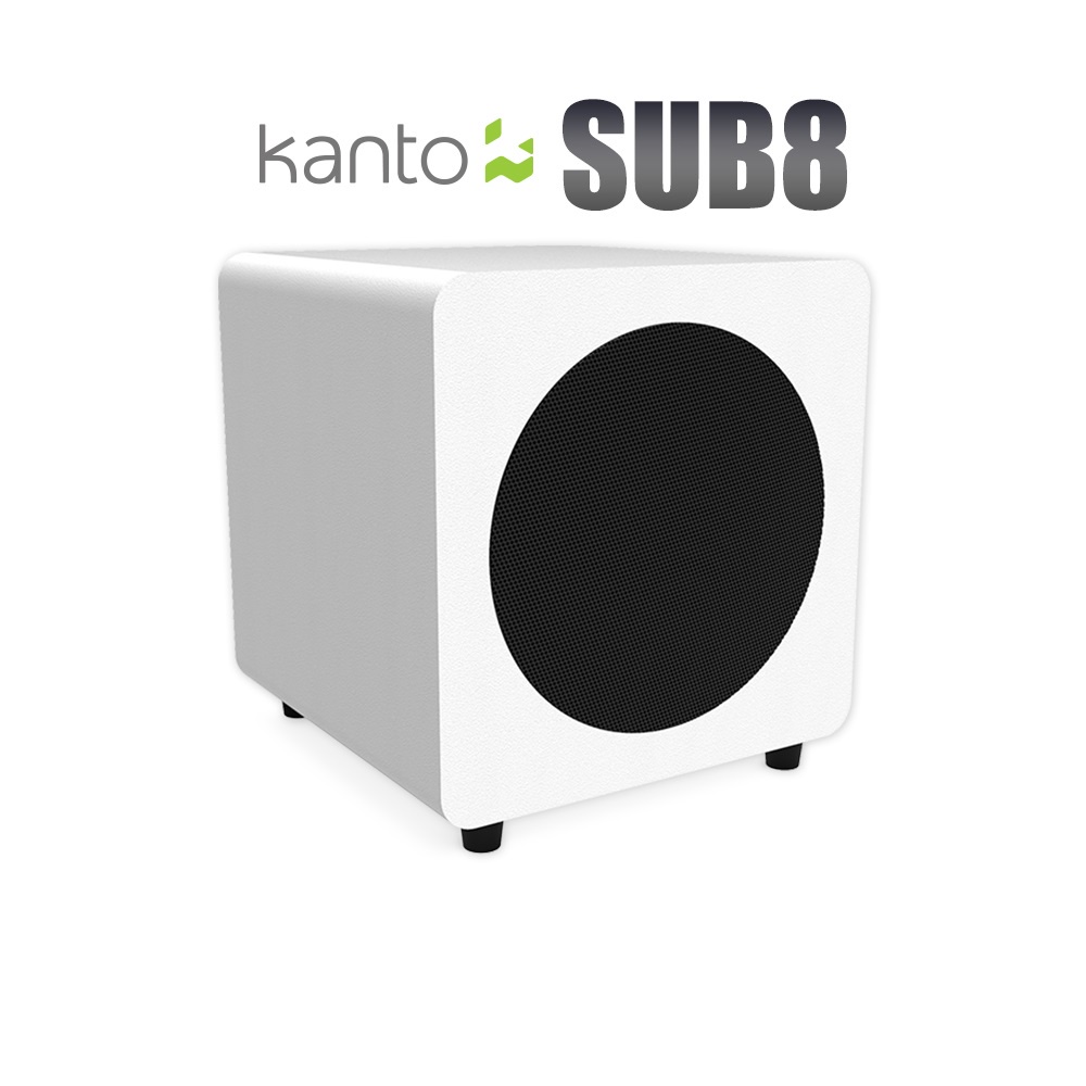 現貨 光華商場 Kanto SUB8 黑色 獨立重低音 主動式 300w功率 密閉式低音 超低音 台灣公司貨