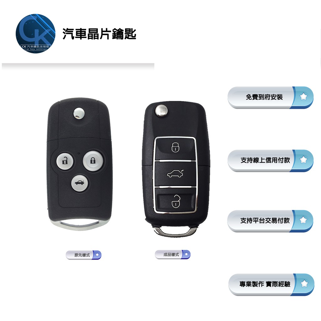 【CK到府服務】HONDA CIVIC 9 本田汽車 汽車晶片鑰匙 摺疊鑰匙 汽車鑰匙 鑰匙拷貝 晶片鑰匙