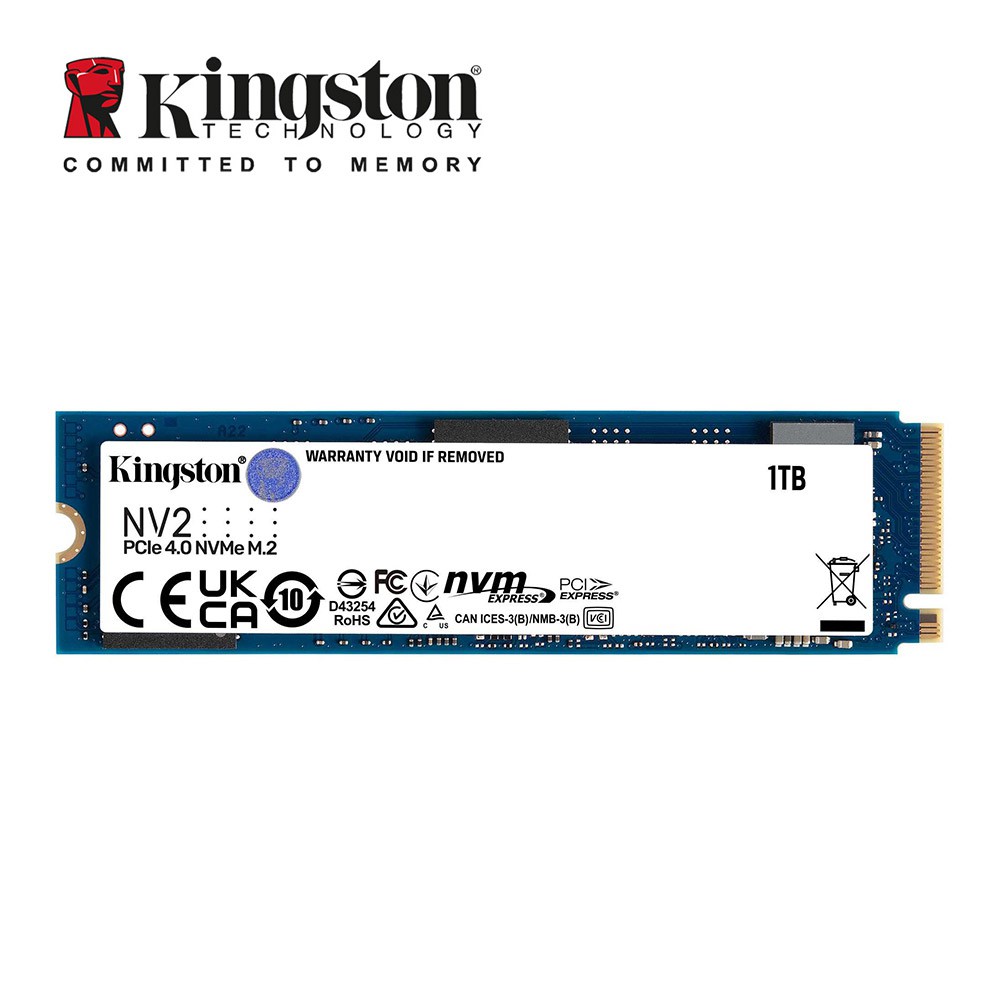 Kingston金士頓 NV2 1TB Gen4 PCIe SSD 固態硬碟 現貨 廠商直送
