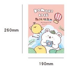 16K 小森活貼紙收集冊.收納冊.收集本.貼紙簿 CB-1623