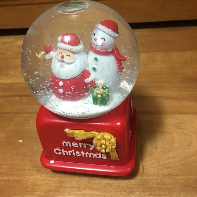 全新 雪花 聖誕節交換禮物音樂盒