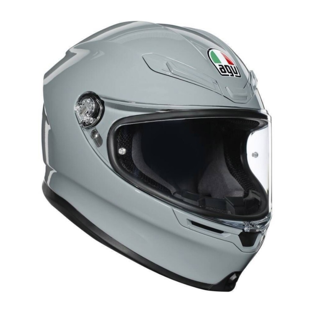 安信 | AGV 安全帽 K6 Solid 素色 水泥灰 全罩 超輕量 碳纖維 亞洲版 K-6
