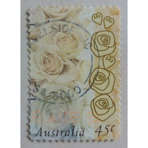 Mawar 1998 年澳大利亞郵票二手玫瑰花運動系列