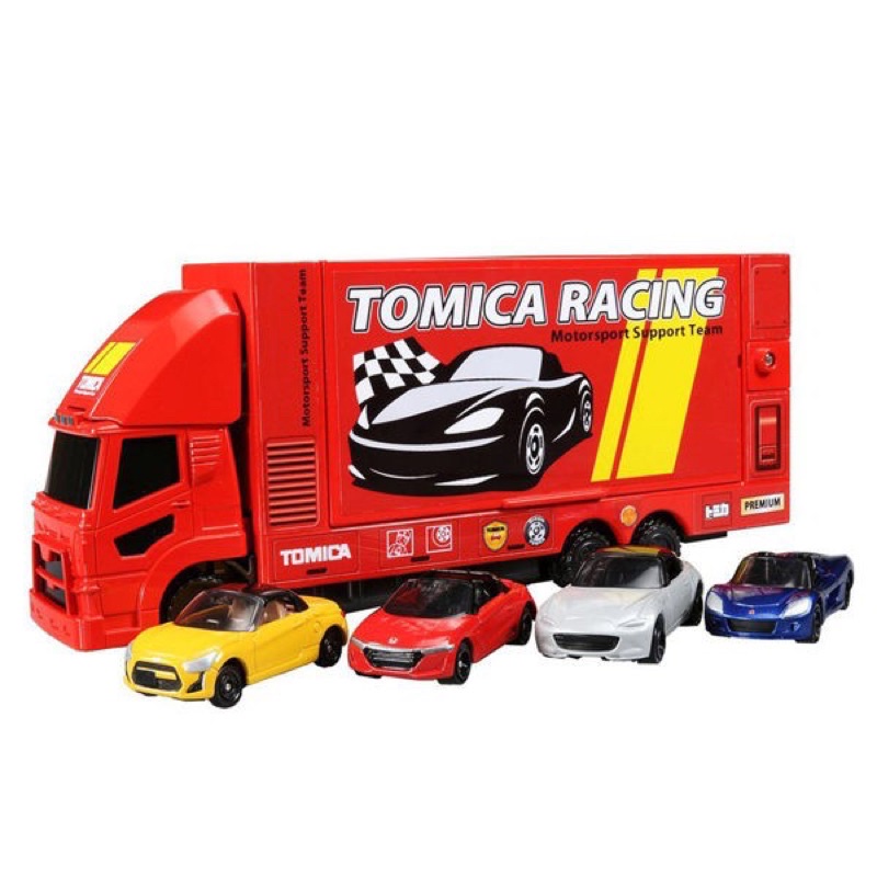 TOMICA小汽車組 賽車運輸車_ TM88347