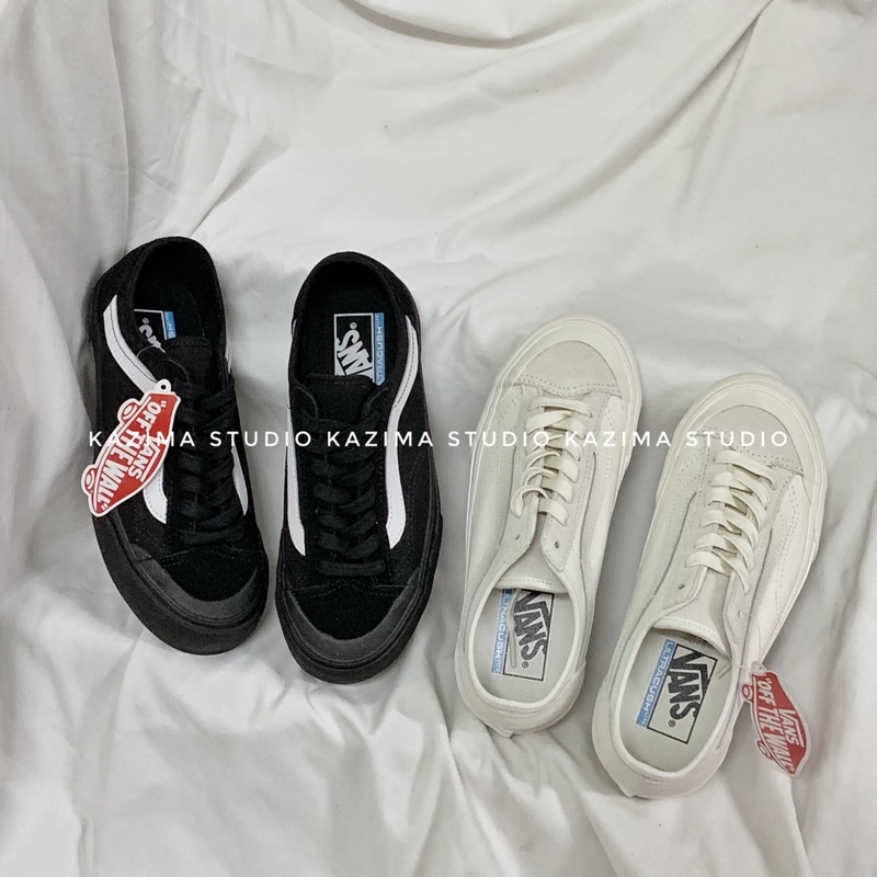 Kazima｜Vans Style 36 Decon 帆布鞋 麂皮帆布 黑白 黑 黑色 全黑 黑底白線 米白 米白色 米