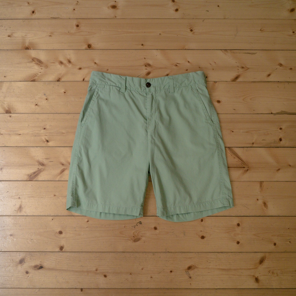 《白木11》 🇺🇸 90s Polo Ralph Lauren Bermuda shorts 淺綠 綁帶 短褲 古著