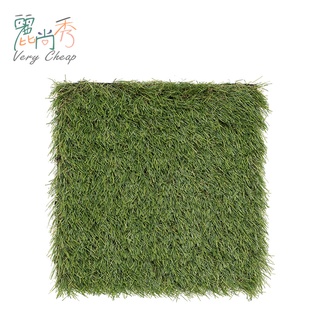 【臺灣出貨】卡扣式 拼接 塑木地板 模擬草 9片/箱 巧拼 草皮景觀 草地板 仿草地板 陽臺地板 麗尚秀【Q043-9】