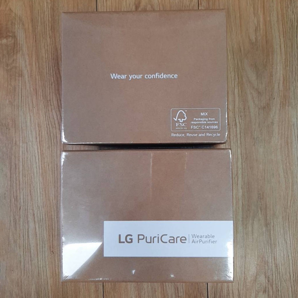 贈品出售 LG PuriCare 口罩型空氣清淨機 質感白 AP551AWFA