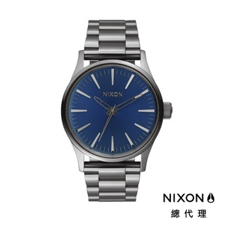 NIXON SENTRY 38 SS 極簡復刻 海軍藍 煙硝灰 鋼錶帶 男錶 女錶 手錶 A450-2065