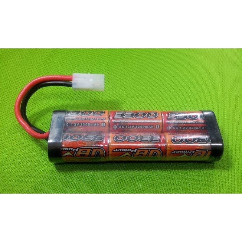 V-TOY   高品質 VB POWER 7.2V NIMH 3300mAh 大容量充電式鎳氫電池 不含充電器