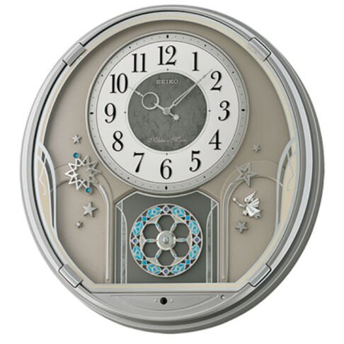 順豐時計【SEIKO】日本 精工 SEIKO 光控音樂報時水晶擺飾 時鐘 掛鐘 QXM375 QXM375S