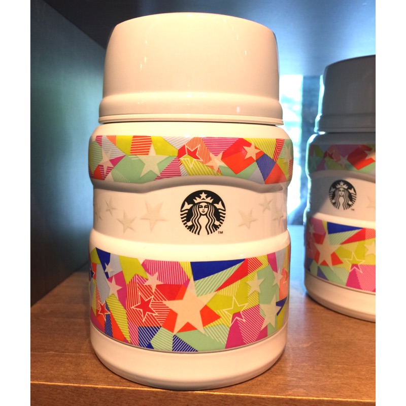 2017 星巴克Starbucks 夜光星星✨餐食罐悶燒罐保溫罐