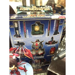日版 機動戰士 鋼彈 DX RX-78-2 全武器 SD 初鋼 年代物 非00創鬥攻擊自由獨角獸 (H