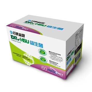 【Dr.Hsu】雙健字號-好康益生菌2gX60包(需冷藏出貨) 小綠人