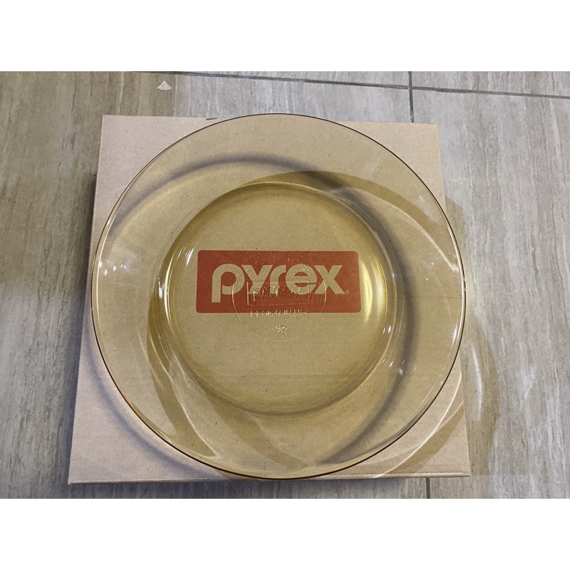 康寧 Pyrex 19cm耐熱透明琥珀餐盤/深盤