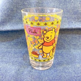 日本 迪士尼 Disney 奇奇蒂蒂 Chip 'n' Dale/小熊維尼pooh 透明玻璃杯 水杯