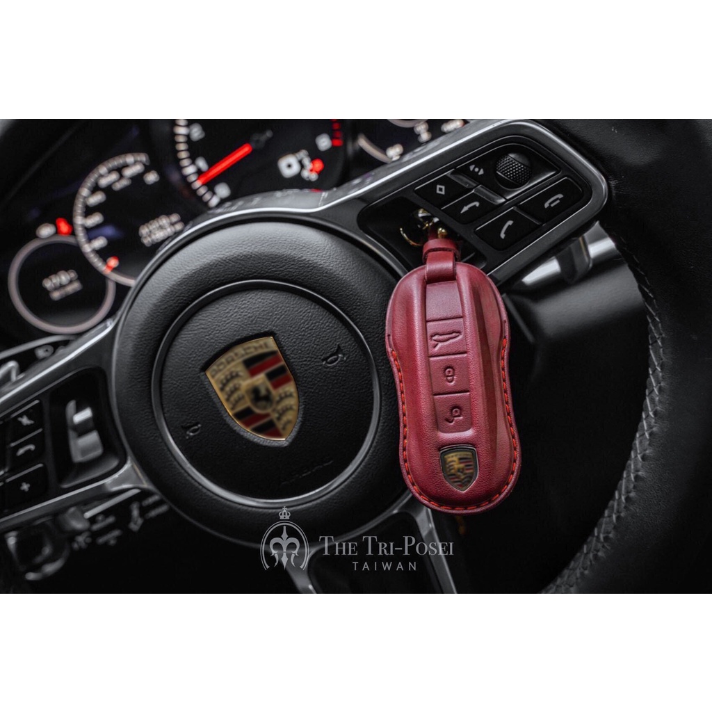 【現貨版】保時捷 Porsche Macan Panamera Taycan Cayenne 鑰匙包 鑰匙圈 生日禮物