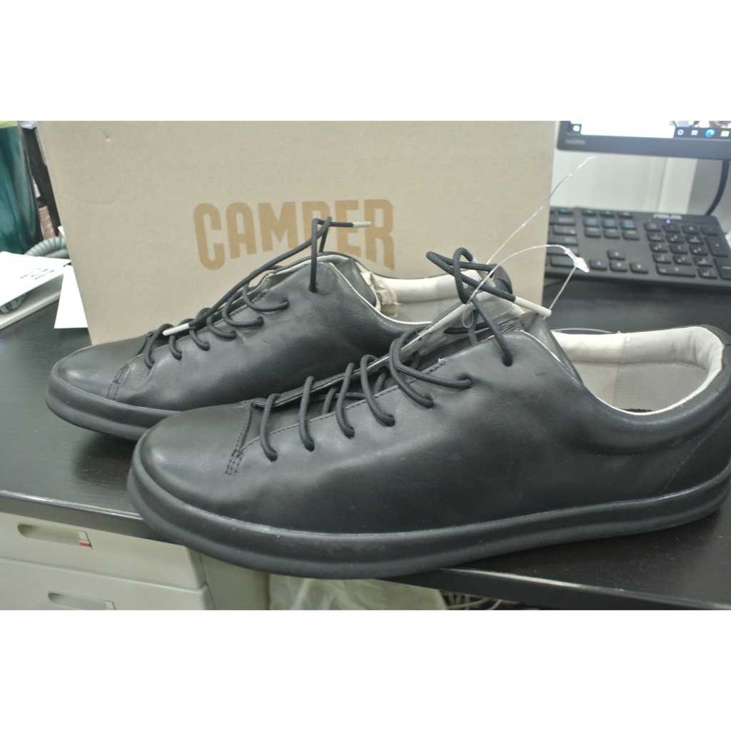 進口 CAMPER Men's Chasis Sport Shoes男皮製休閒鞋 黑色，特價$1,900限定
