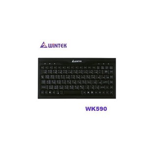 WINTEK 文鎧 WK590 USB迷你鍵盤 (黑色) [富廉網]