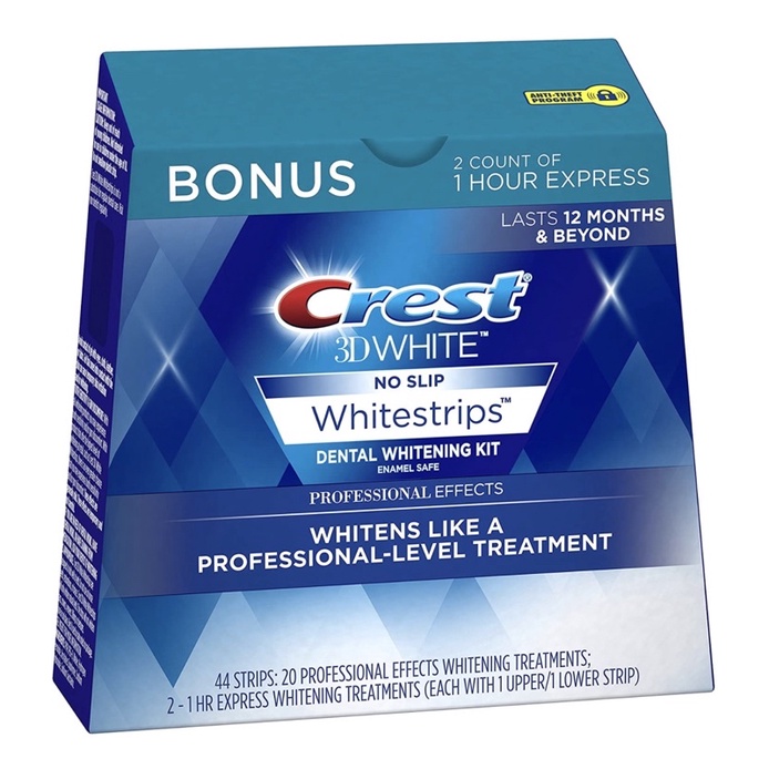 ✨推薦✨美國原裝 Crest - 3D White 20天份專業強效牙齒美白貼片組