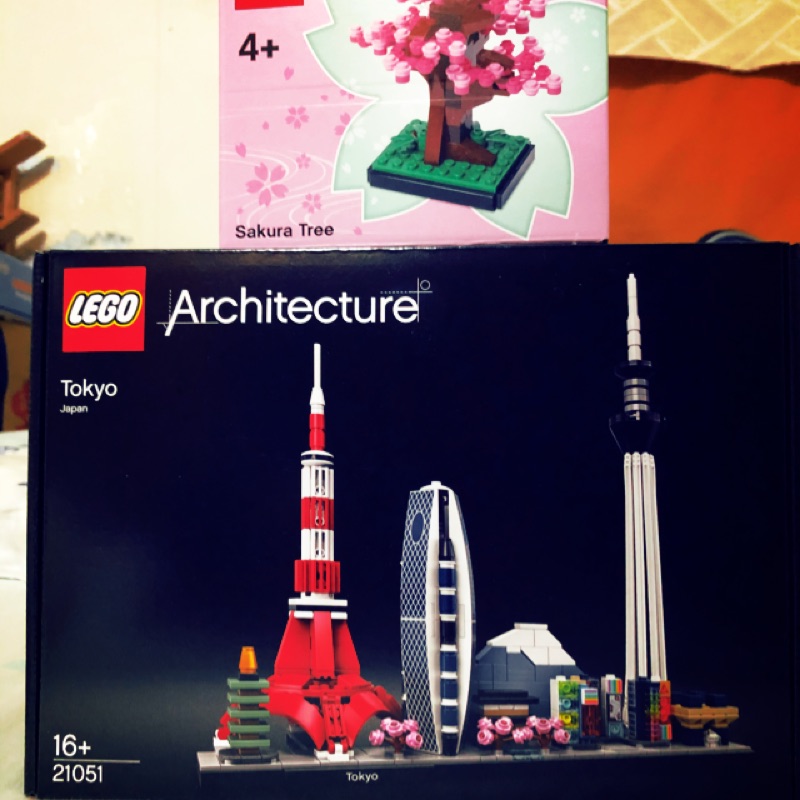 Lego 21051附日本限定櫻花樹