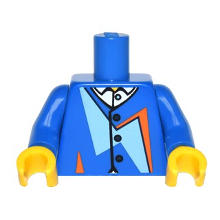 公主樂糕殿 LEGO 71019 旋風忍者人偶包 白色領襯衫 閃電 夾克 藍色 身體 973pb2788c01 A209