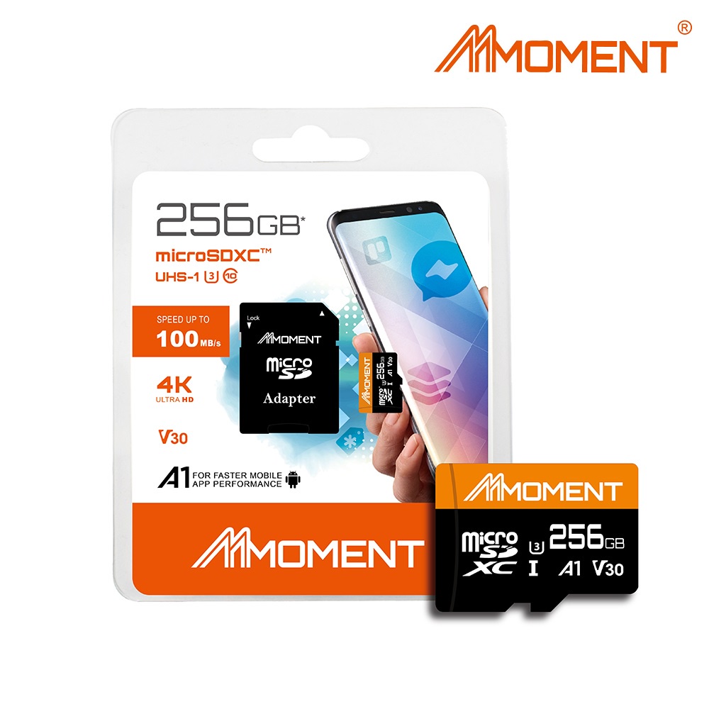 MOMENT MicroSD Card A1V30 256GB