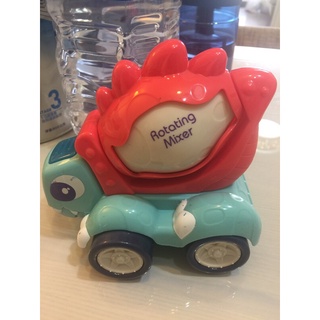 dinasour rotating mixer.恐龍混拌車兒童玩具，二手。