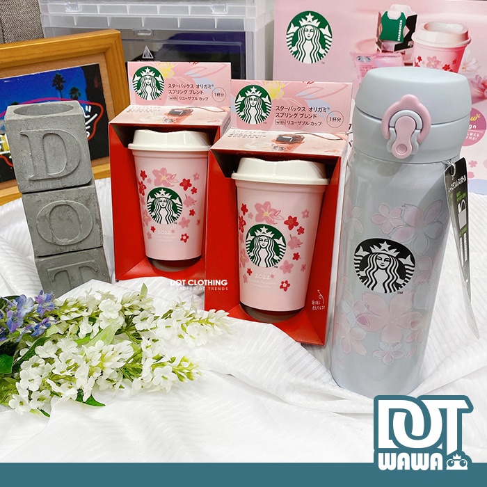 DOT 蛙蛙店 2022 日本限定 Starbucks 星巴克 櫻花 咖啡杯 環保杯 保溫杯 水藍 粉色 限量 發售