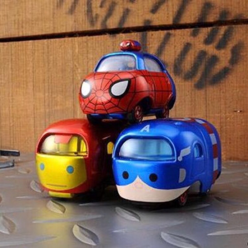 《現貨》 日本新發售 TOMICA 多美小汽車 tsum tsum 聯名 蜘蛛人 鋼鐵人 美國隊長