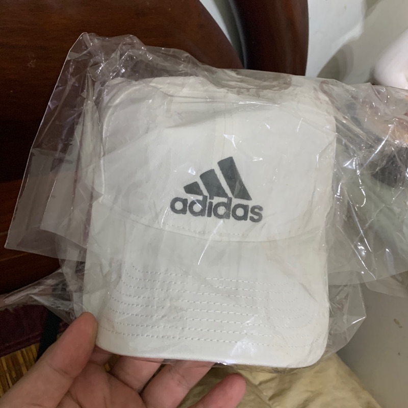 Adidas 經典六分割帽 S98150 白 老帽 帽子