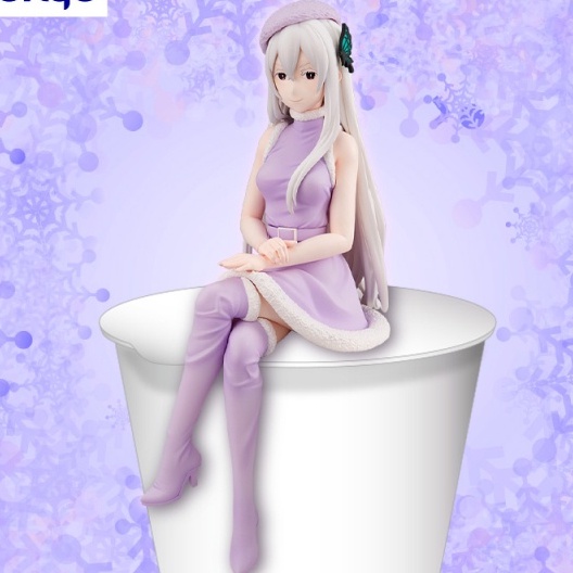 現貨 艾姬多娜 公仔 模型 坐姿 杯麵蓋 泡麵公仔 魔女 Re:從零開始的異世界生活  FuRyu 景品