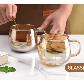 玫瑰金玻璃水杯［臺灣製造］馬克杯 水杯 茶杯 時尚水杯 霧面 婚禮小物 伴手禮 咖啡杯 花茶杯禮盒 茶具