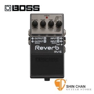 BOSS RV-6 數位殘響效果器 【Digital Reverb/keyboard/BASS可用/五年保固】