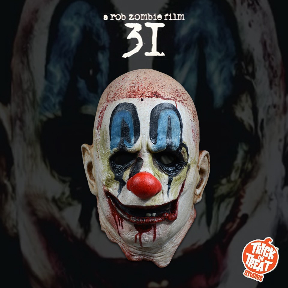 【撒旦玩具 SatanToys】預購 TOT 羅伯殭屍執導恐怖電影【31】海報 小丑 套頭面具 Rob Zombie