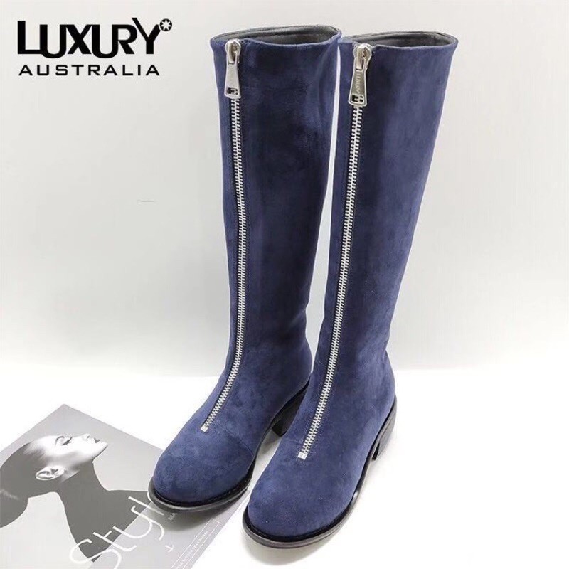 正品💯澳洲UGG luxury新款羊毛內裏高筒靴女鞋 羊毛內裡修飾腿型百搭Lux208