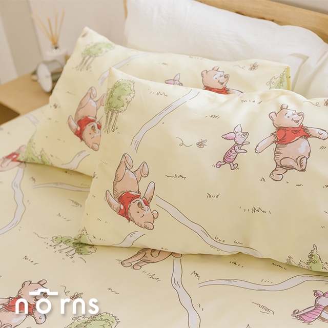 小熊維尼100%天絲枕頭套2入組 森林- Norns 迪士尼正版 Tencel天絲™萊賽爾纖維 枕套 吸濕排汗