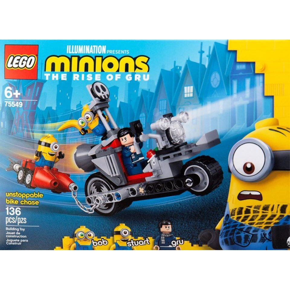 LEGO 樂高 75549 全新品未拆 小小兵摩托車追逐 minions