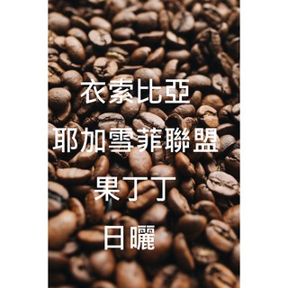 萊斯精品咖啡豆 手工烘培 "衣索比亞 耶加雪菲聯盟 果丁丁合作社 G1 日曬" 半磅裝專業烘培最好口感XT001-4-1