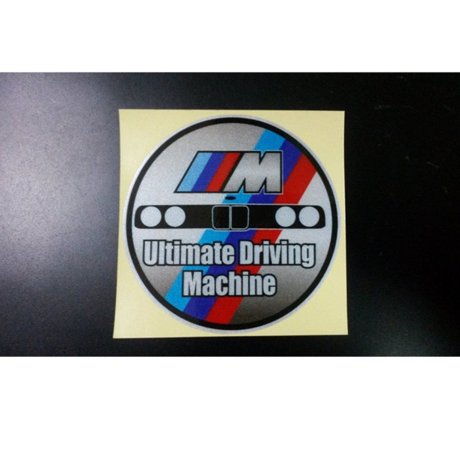 現貨 HellaFlush風格汽車反光貼 BMW Mpower速度機器圓標 E36 E39 E46 E53