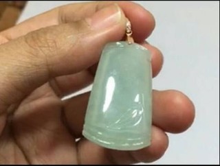 女人要有錢 正品天然翡翠a貨緬甸玉石冰糯種竹節翡翠節節高升吊墜掛件玉墜 送精美禮盒