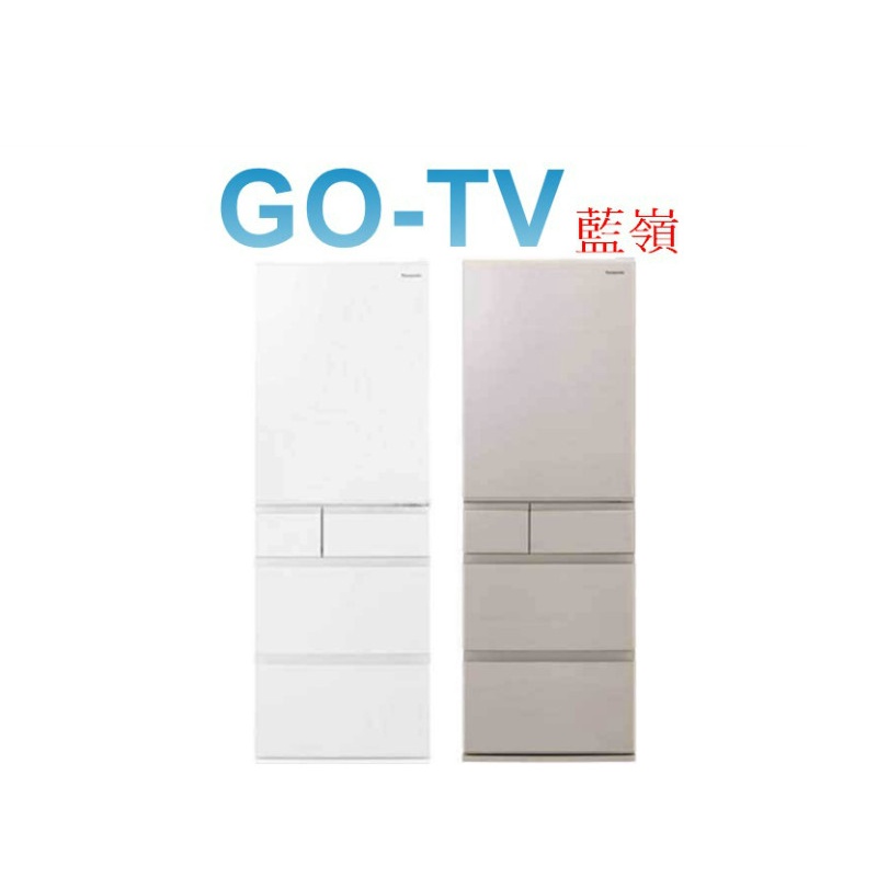 [GO-TV]Panasonic國際牌 406L 日本原裝 變頻五門冰箱(NR-E417XT) 限區配送