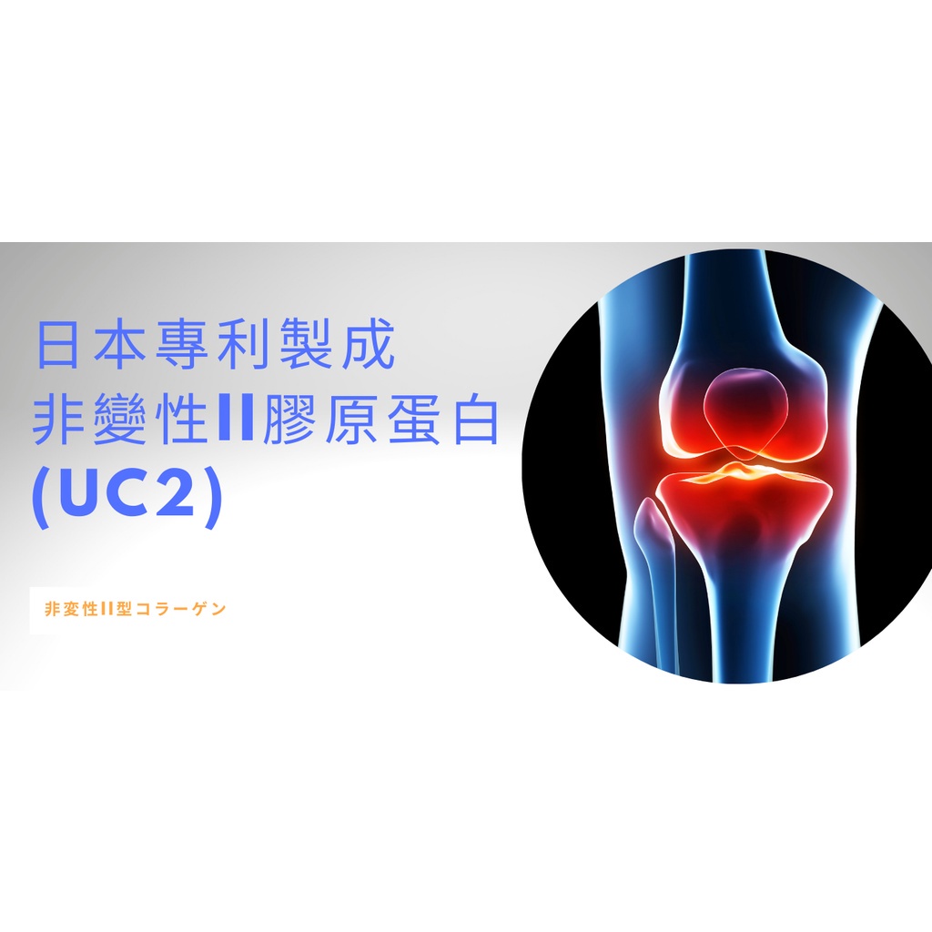 日本專利製成- 非變性II膠原蛋白(UC2)  非変性II型コラーゲン